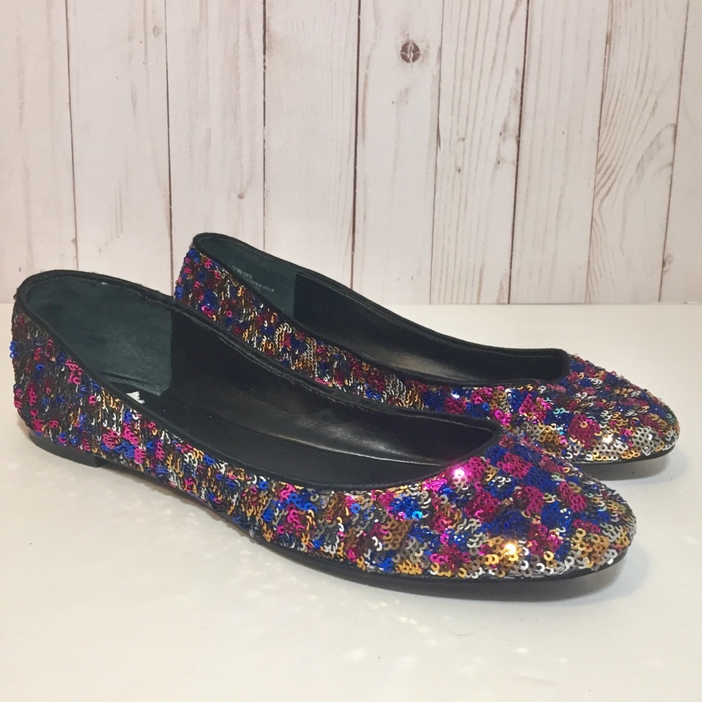 Nine West Our Love Sequin Ballet Flat 8